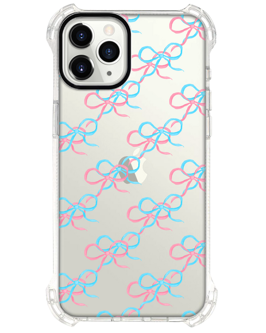 iPhone Rearguard Ultimate - สีชมพู Coquette Pink &amp; Blue Bow