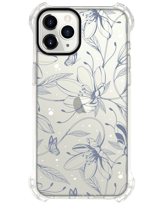 เคส iPhone Rearguard Ultimate - ลาย Sketchy Flower &amp; Butterfly 2.0