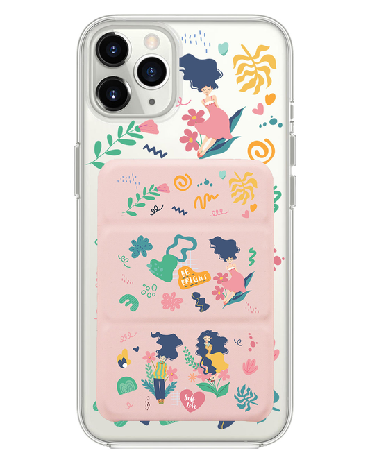 เคสพับสามทบแบบแม่เหล็กสำหรับ iPhone - แพ็คสติกเกอร์ Self Love 2.0