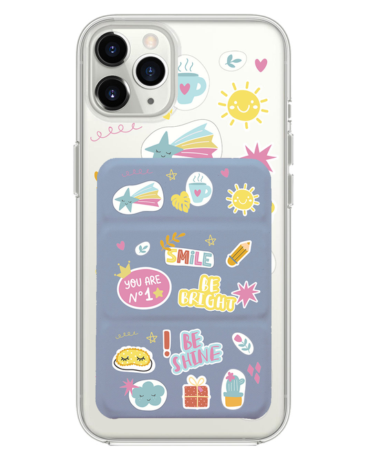 เคสพับสามทบแบบแม่เหล็กสำหรับ iPhone - Self Love Sticker Pack 3.0