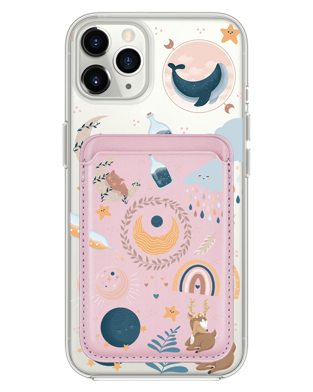 เคส iPhone แบบกระเป๋าสตางค์แม่เหล็ก - โบโฮ