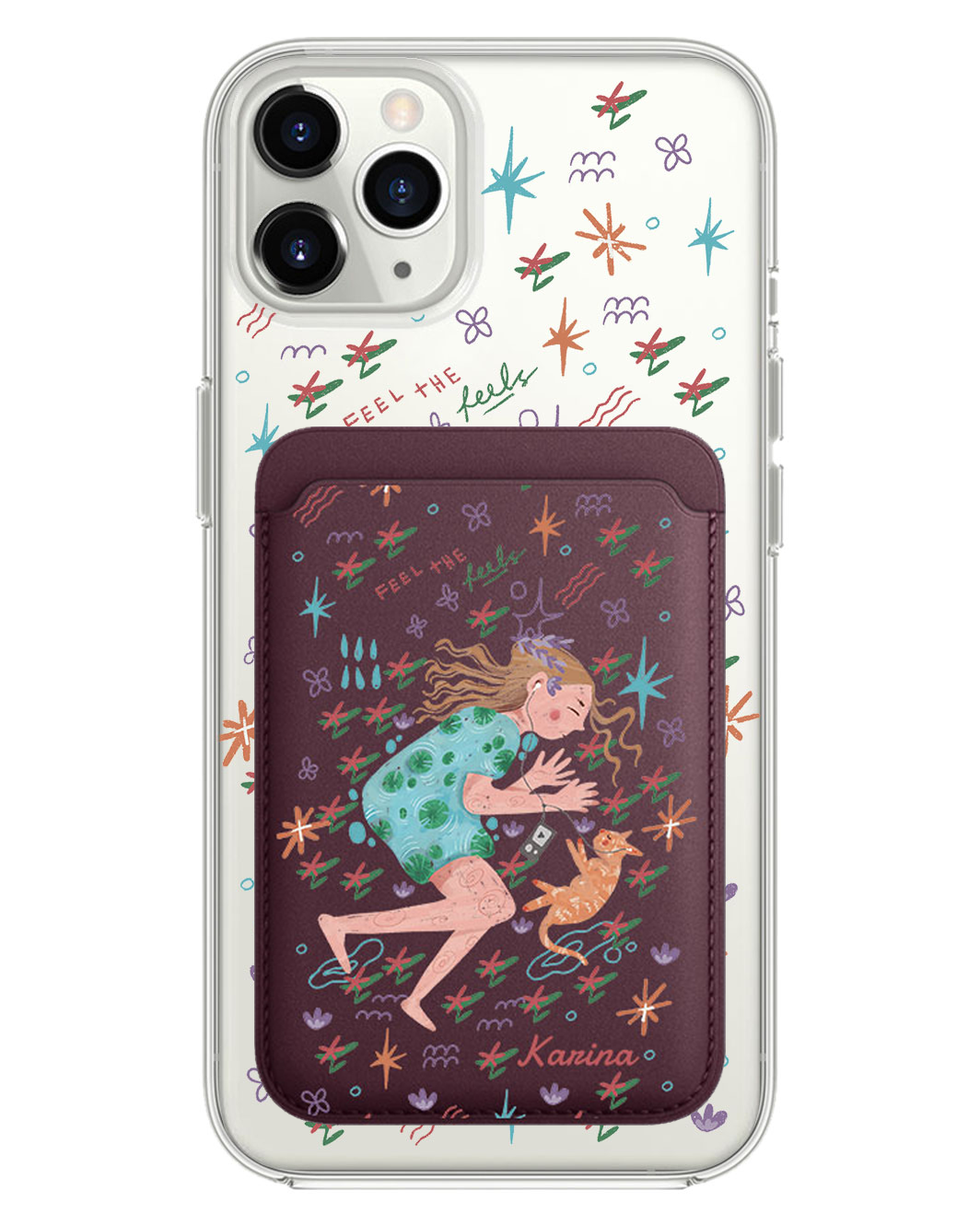 เคส iPhone แบบแม่เหล็ก - Feel the Feels