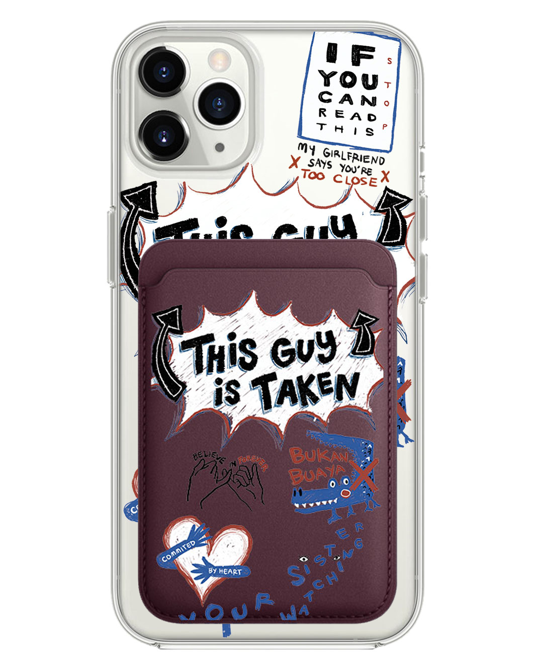 เคส iPhone แบบแม่เหล็ก - Pelakor Proof (สำหรับผู้ชาย)