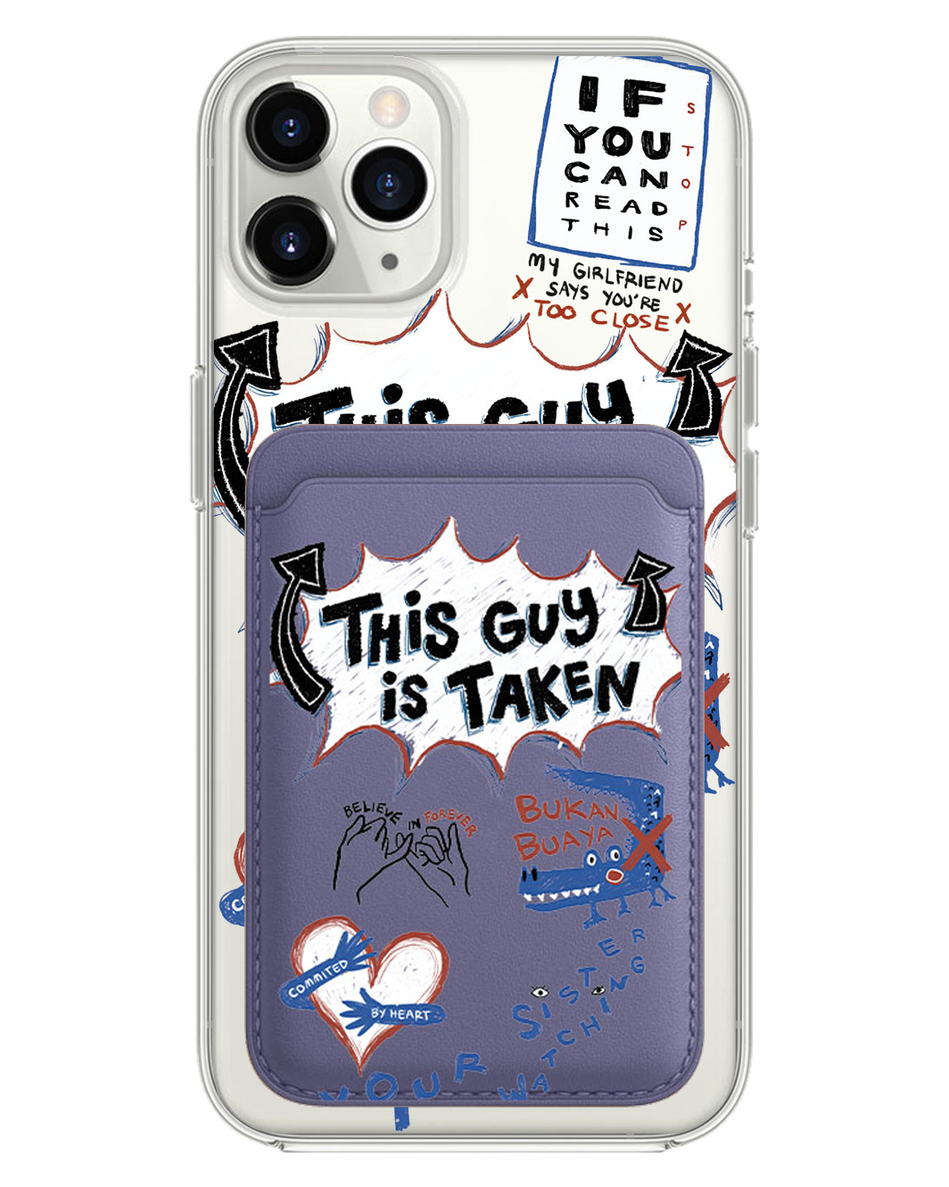 เคส iPhone แบบแม่เหล็ก - Pelakor Proof (สำหรับผู้ชาย)