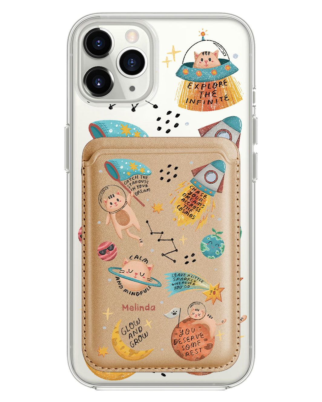 เคส iPhone แบบแม่เหล็ก - ยานอวกาศ
