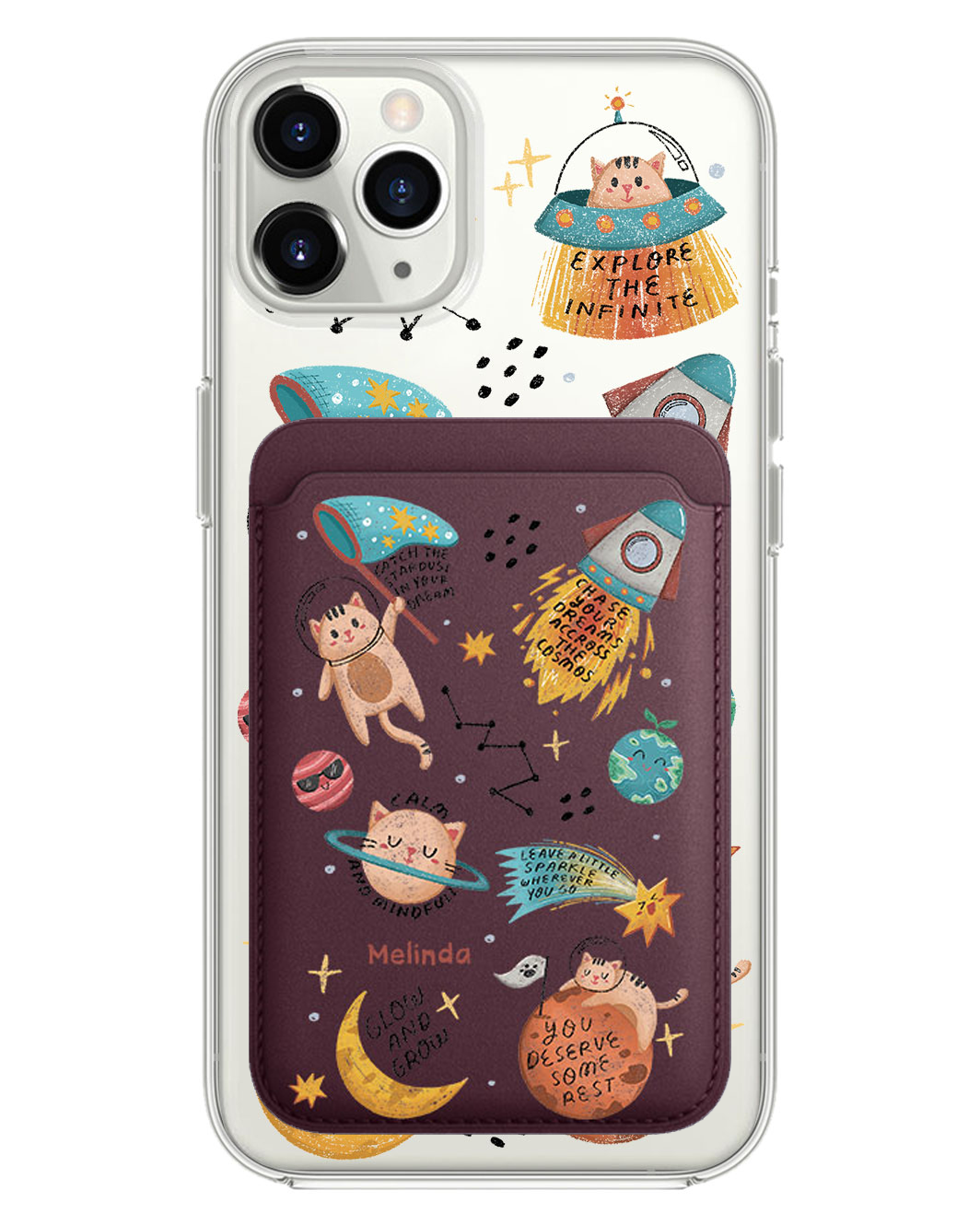 เคส iPhone แบบแม่เหล็ก - ยานอวกาศ