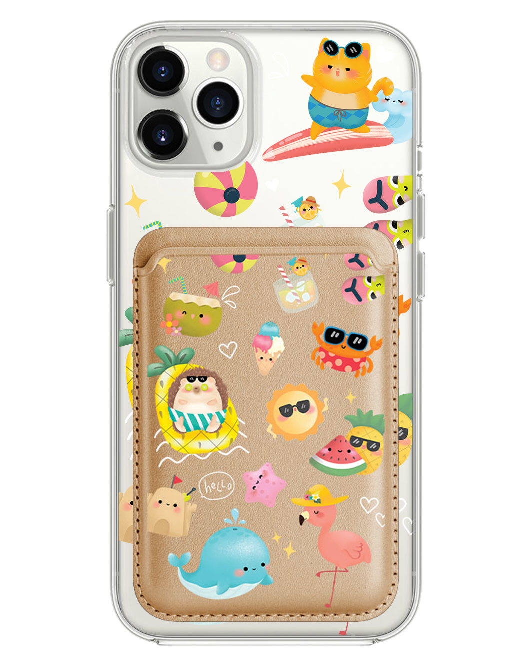 เคส iPhone แบบกระเป๋าสตางค์แม่เหล็ก - ฤดูร้อน