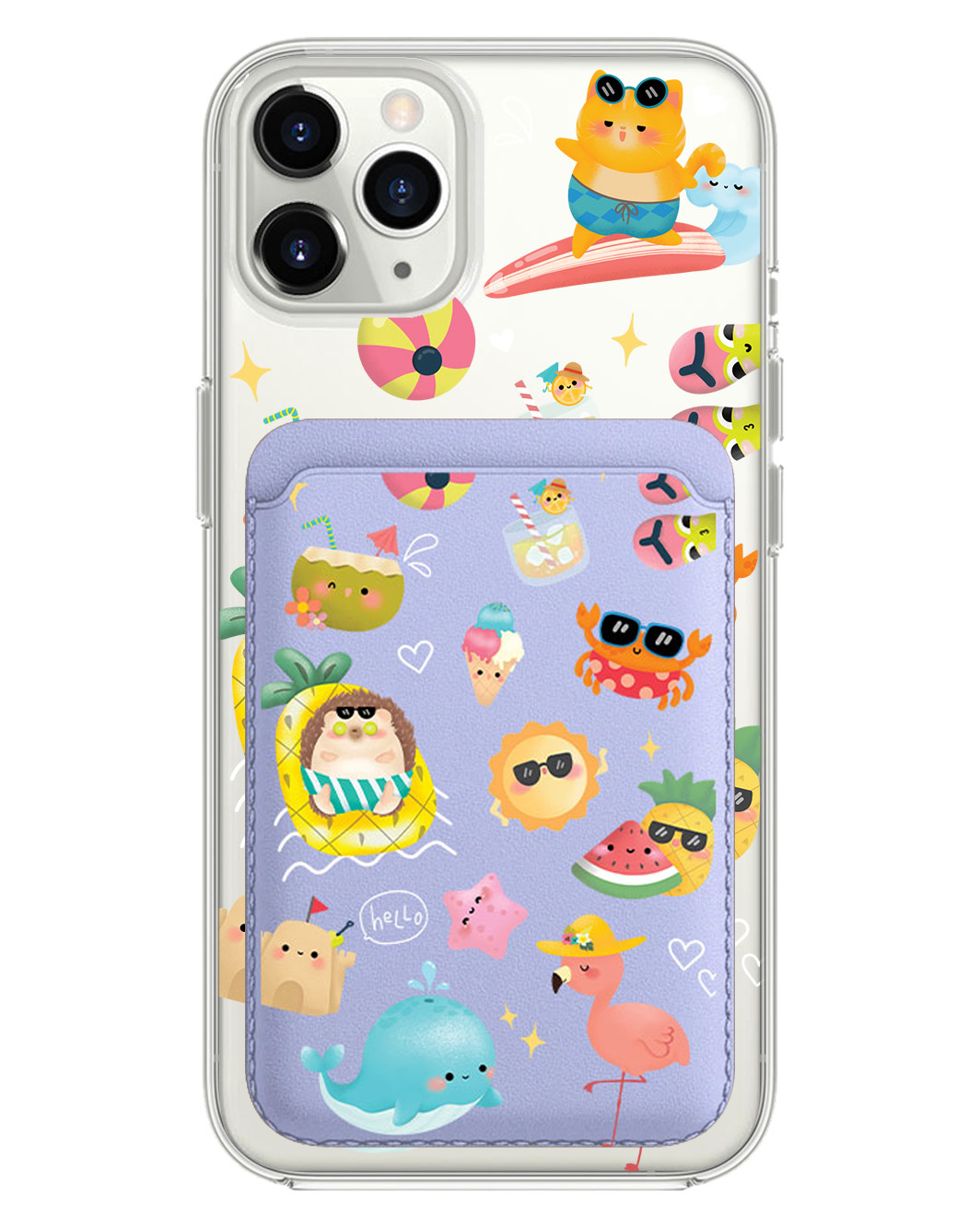 เคส iPhone แบบกระเป๋าสตางค์แม่เหล็ก - ฤดูร้อน