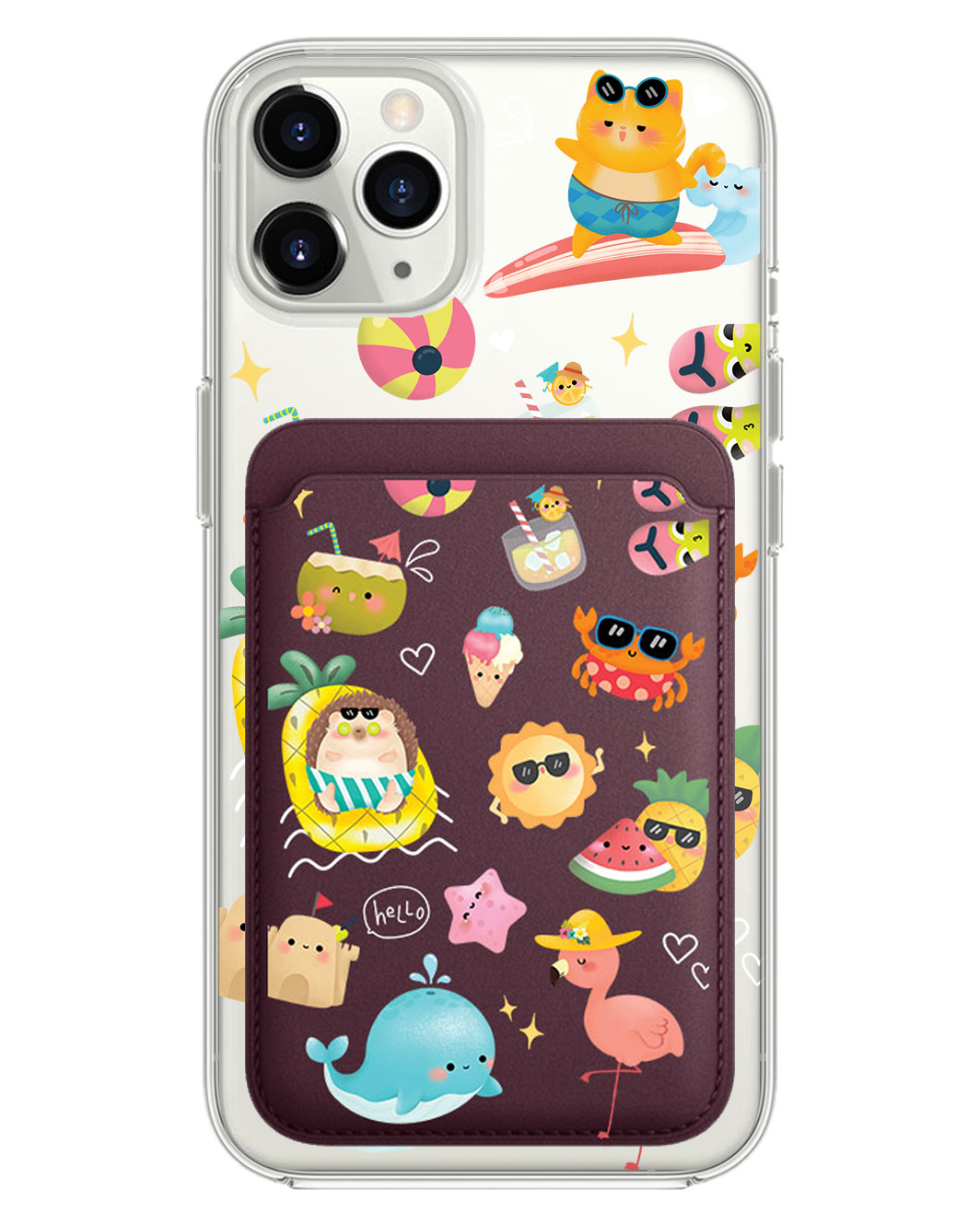 เคส iPhone แบบกระเป๋าสตางค์แม่เหล็ก - ฤดูร้อน