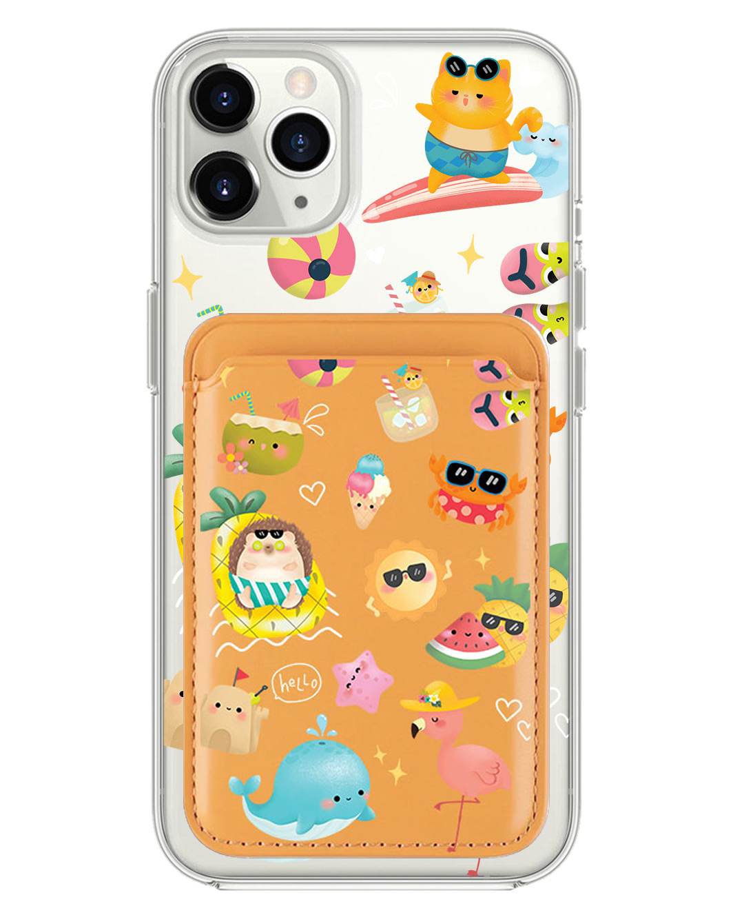 เคส iPhone แบบกระเป๋าสตางค์แม่เหล็ก - ฤดูร้อน