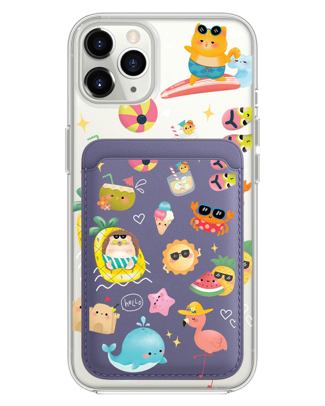 เคส iPhone แบบกระเป๋าสตางค์แม่เหล็ก - ฤดูร้อน