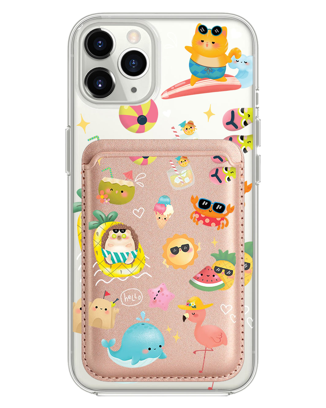 เคส iPhone แบบกระเป๋าสตางค์แม่เหล็ก - ฤดูร้อน