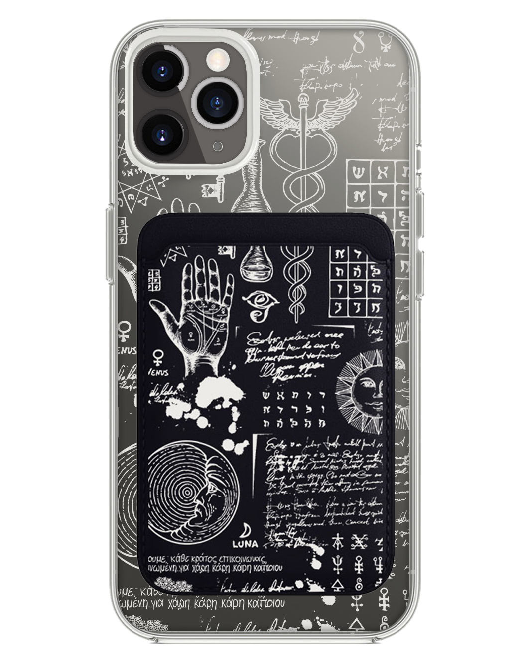 iPhone Magnetic Wallet Case - Alchemy