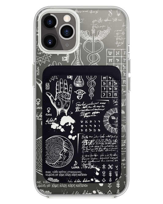 iPhone Magnetic Wallet Case - Alchemy