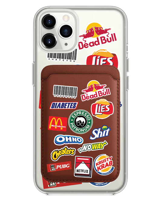 เคส iPhone แบบแม่เหล็ก - Food Parody
