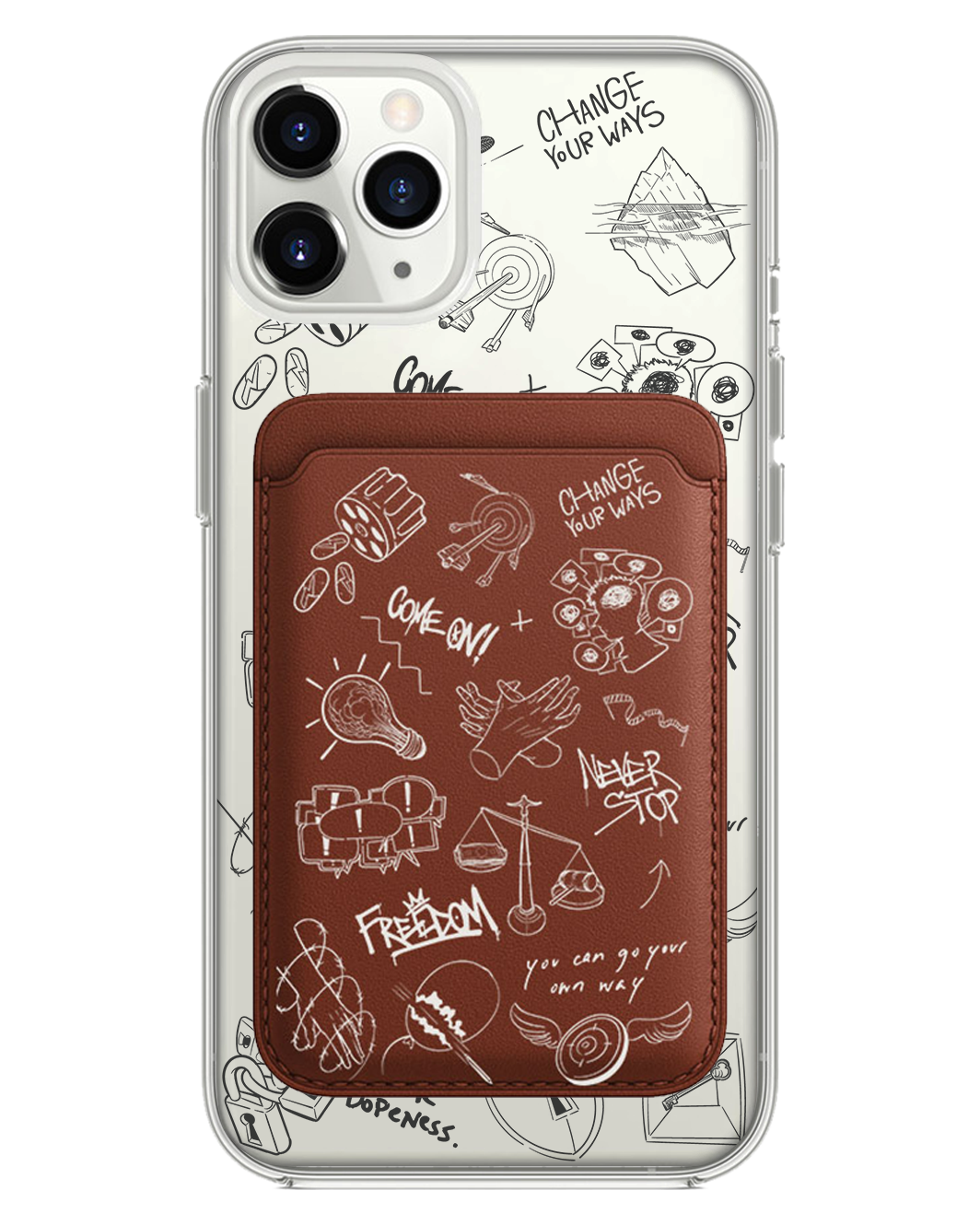 iPhone Magnetic Wallet Case - Freedom