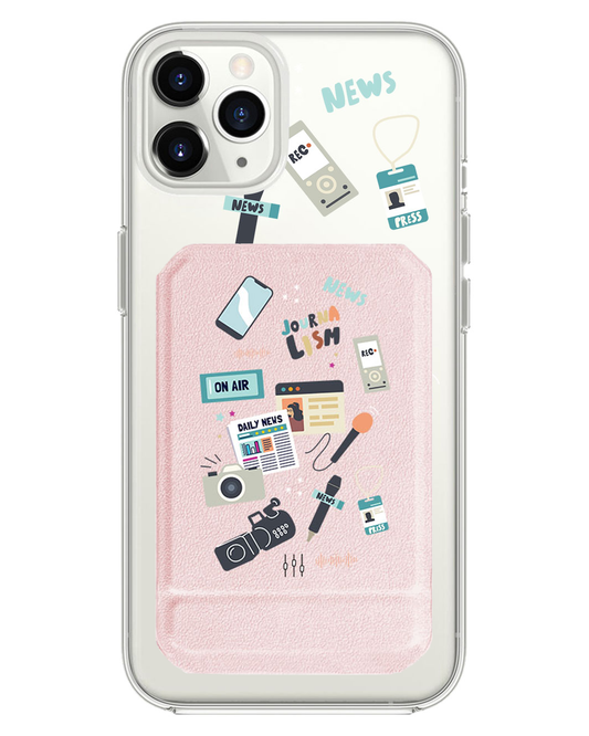 iPhone Magnetic Multifold Wallet - Journalism