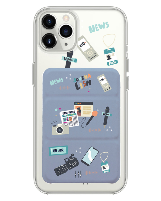 เคสแบบพับสามทบแม่เหล็กสำหรับ iPhone - Journalism
