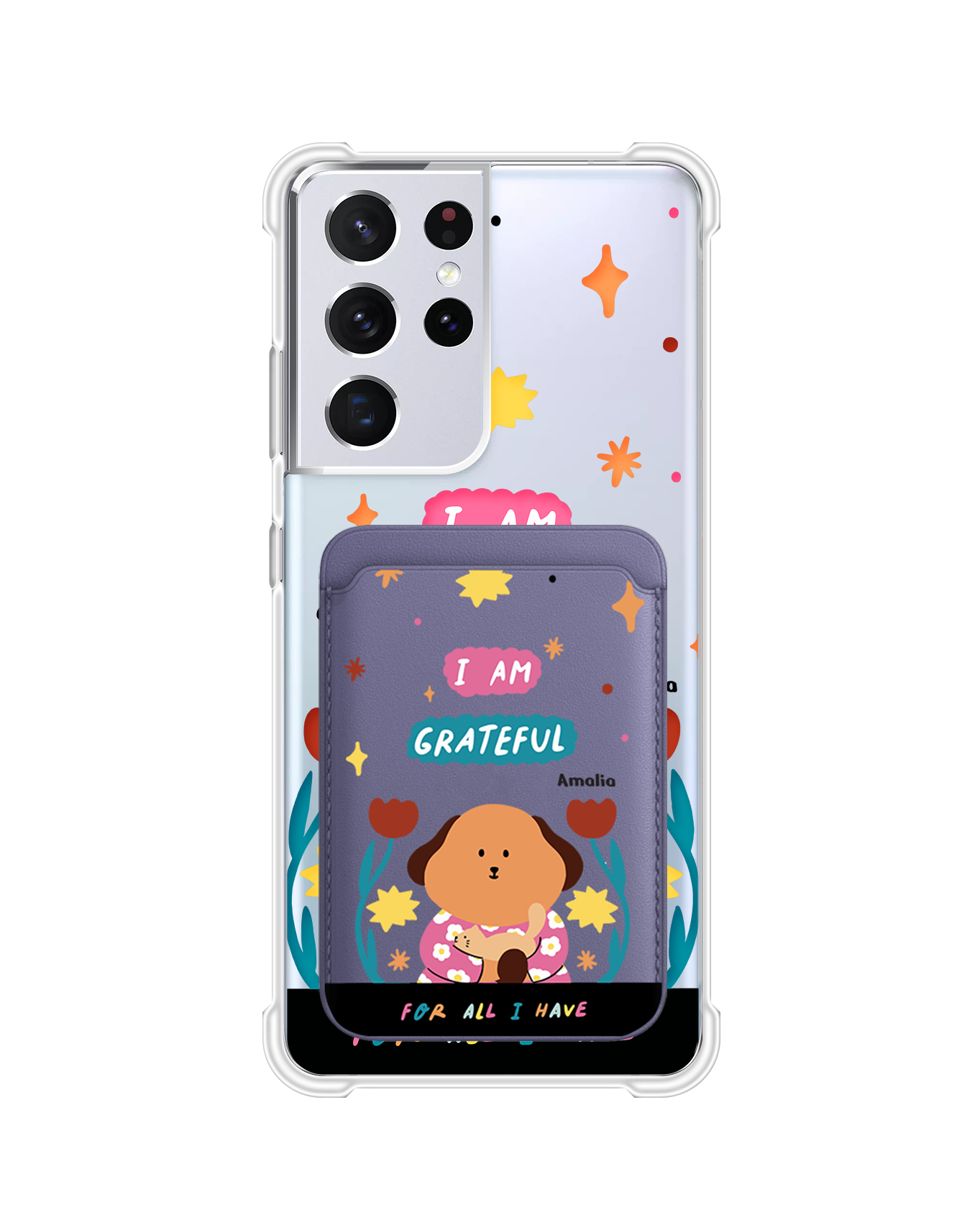 เคสกระเป๋าสตางค์แม่เหล็ก Android - คิคุกับแมว