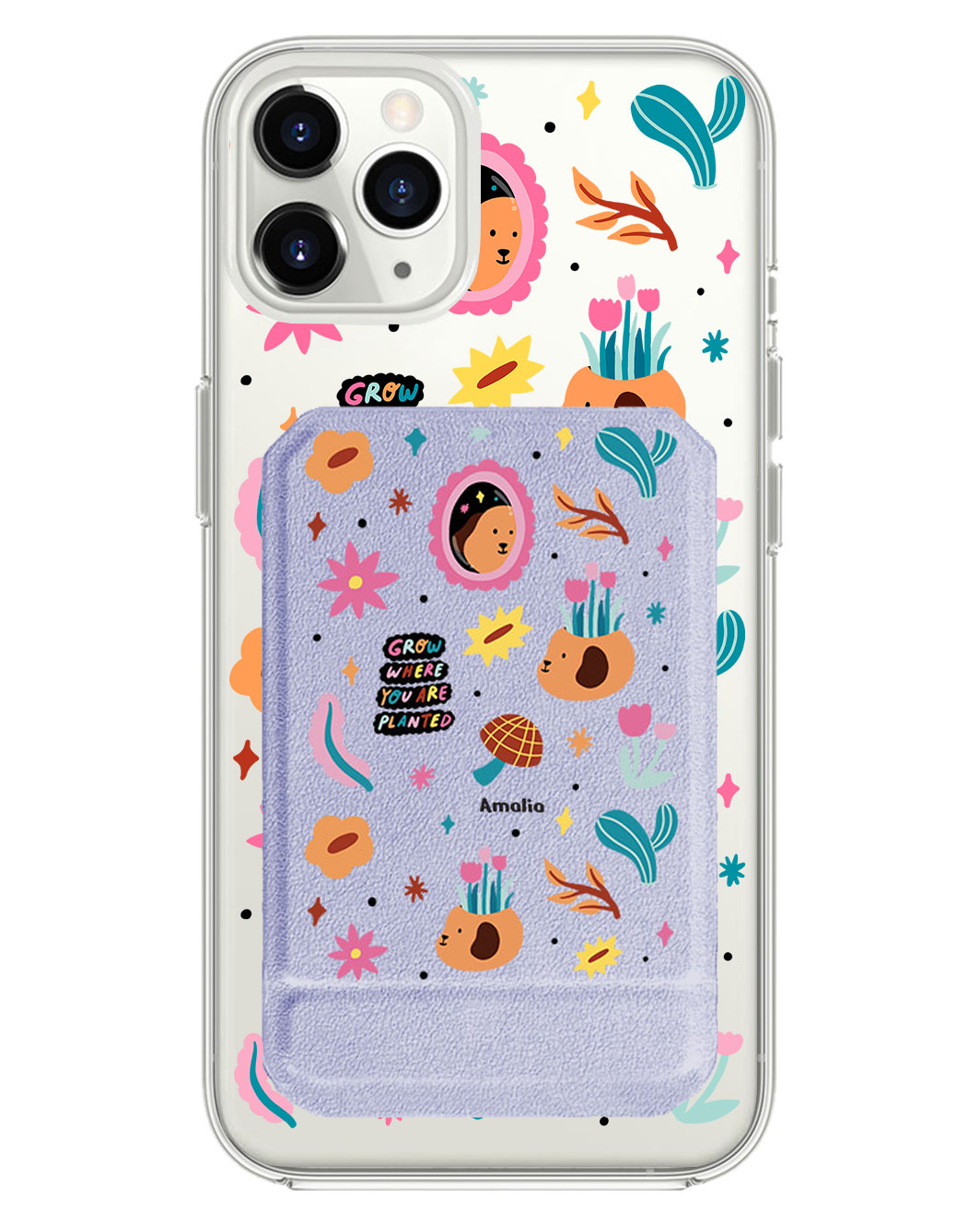 iPhone Magnetic Multifold Wallet - Grow and Bloom