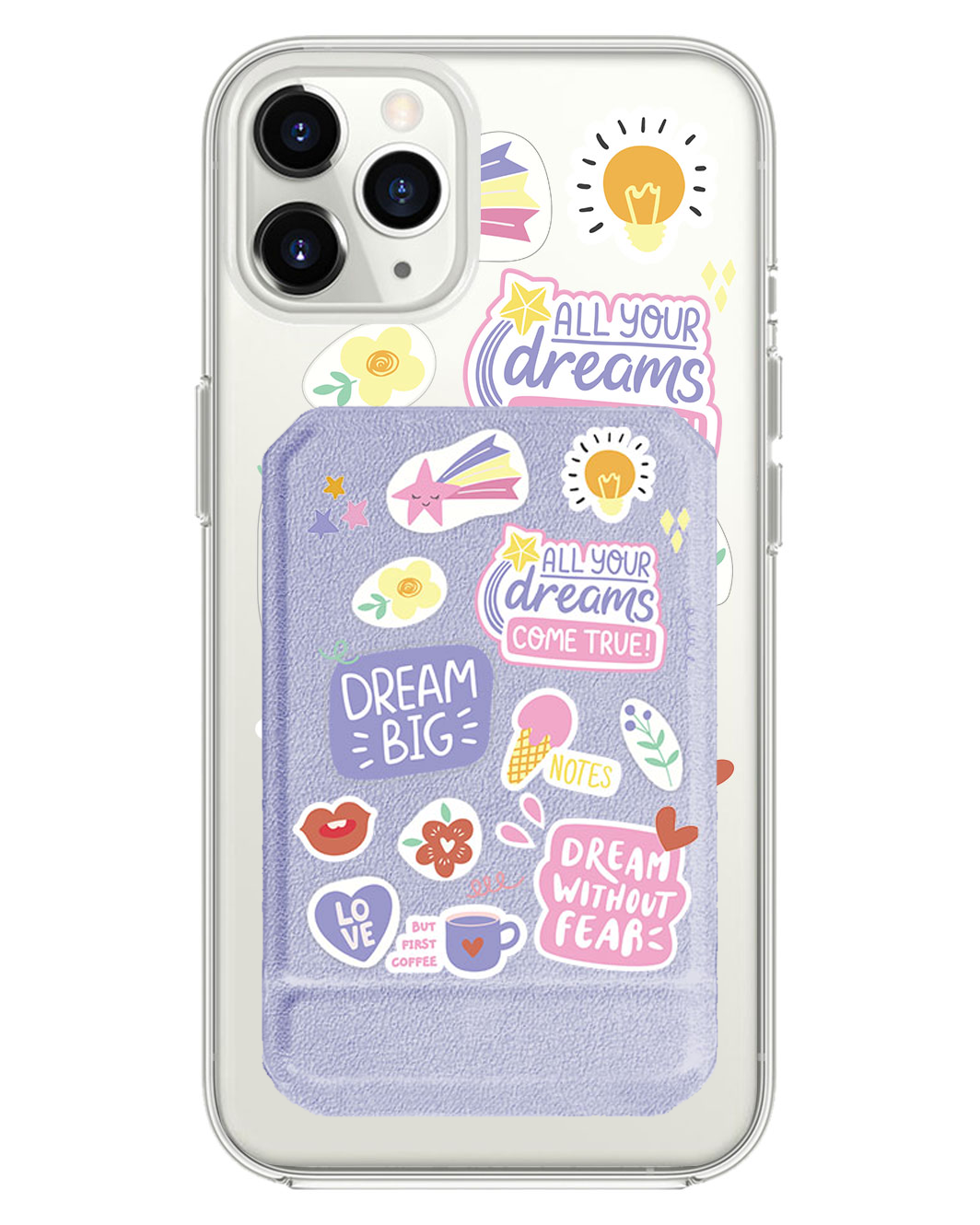iPhone Magnetic Multifold Wallet - Dream Sticker Pack