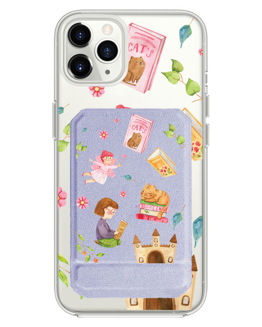 iPhone Magnetic Multifold Wallet - Fairy Cat