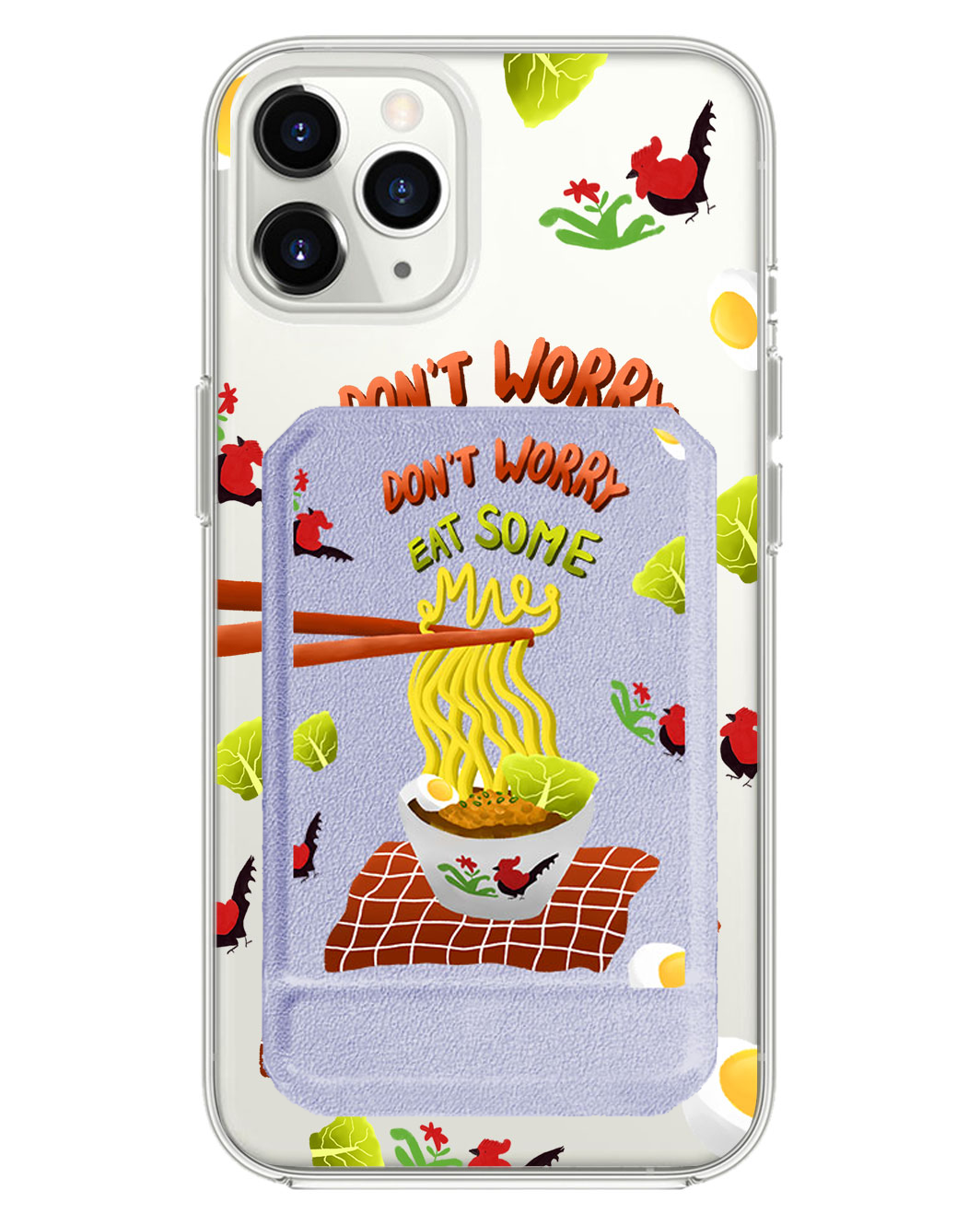 iPhone Magnetic Multifold Wallet - Go Eat Some Mie