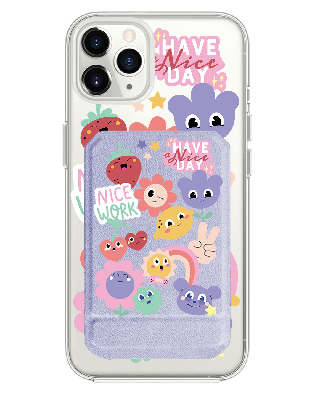iPhone Magnetic Multifold Wallet - Garden Party