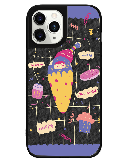 iPhone Leather Grip - Candy Doodle
