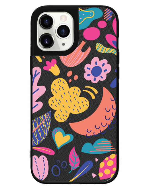 ที่จับหนังสำหรับ iPhone - ลายดอกไม้