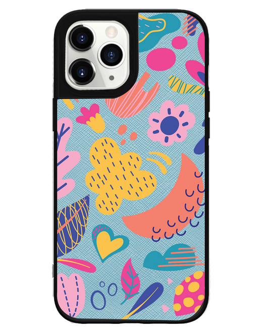 ที่จับหนังสำหรับ iPhone - ลายดอกไม้
