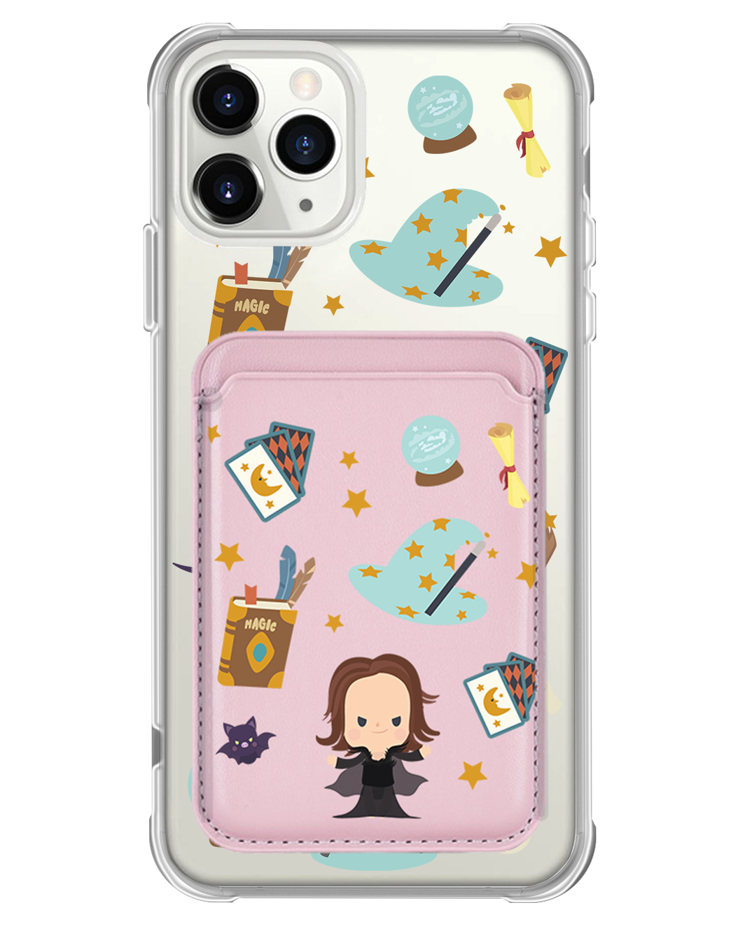 iPhone Magnetic Wallet Case - Little Hogwarts