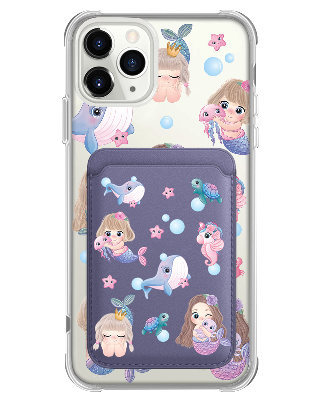iPhone Magnetic Wallet Case - Little Mermaid