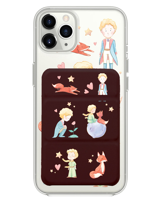 เคสพับสามทบแม่เหล็กสำหรับ iPhone - Little Prince and Fox