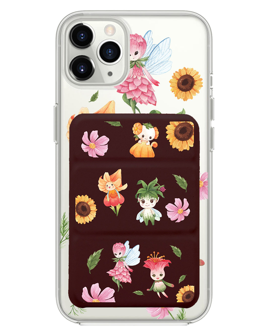 เคสพับสามทบแม่เหล็กสำหรับ iPhone - Magical Garden