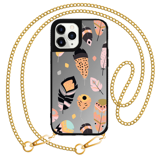 iPhone Mirror Grip - ขนนก