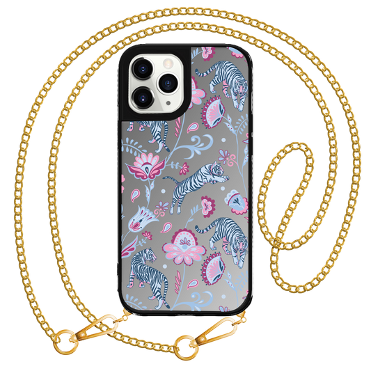 ที่จับกระจกสำหรับ iPhone - Tiger &amp; Floral 3.0