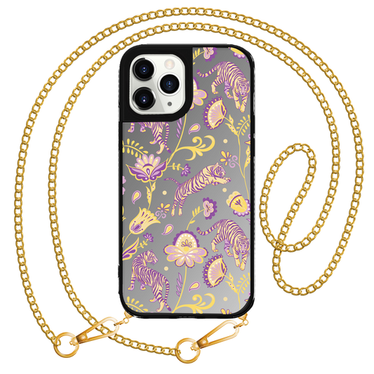 ที่จับกระจกสำหรับ iPhone - Tiger &amp; Floral 4.0