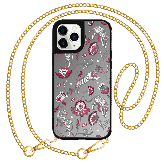 เคสกระจก iPhone - Tiger &amp; Floral 6.0