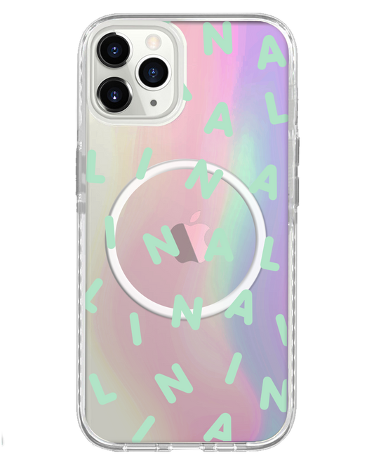 واقي خلفي لهاتف iPhone Holo - Monogram 2.0 Tosca