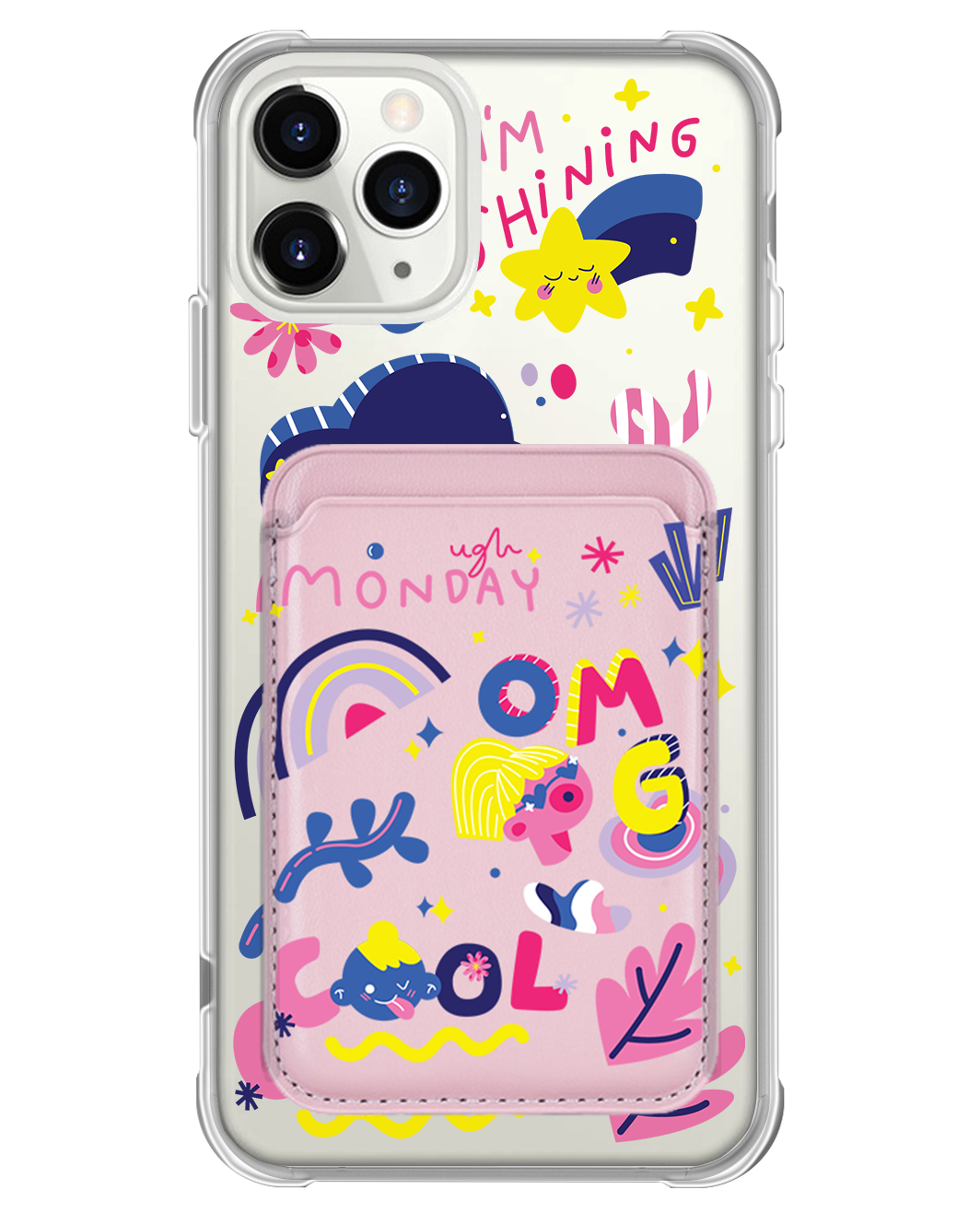 iPhone Magnetic Wallet Case - Monday My Day