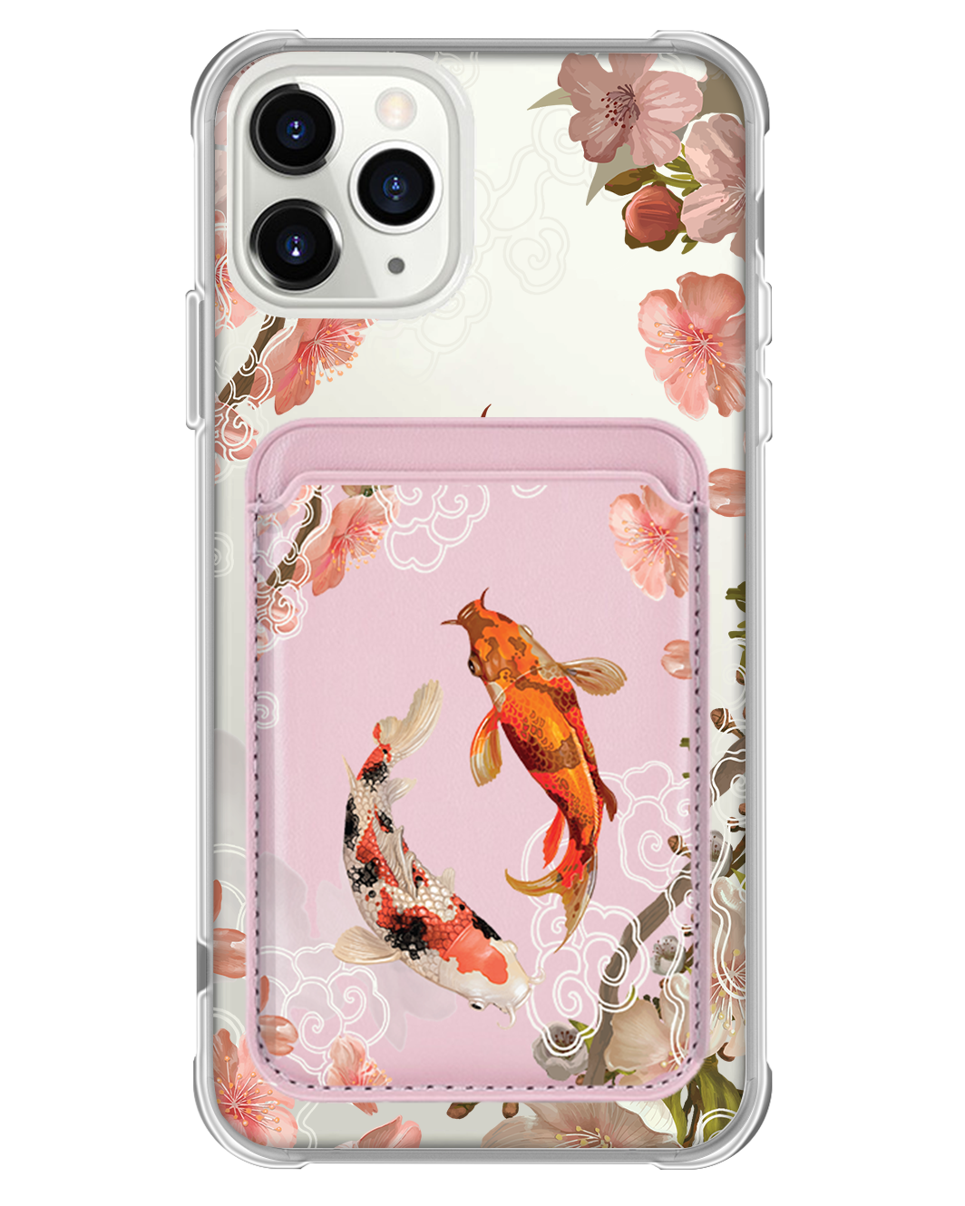 iPhone Magnetic Wallet Case - Oil Painting Koi