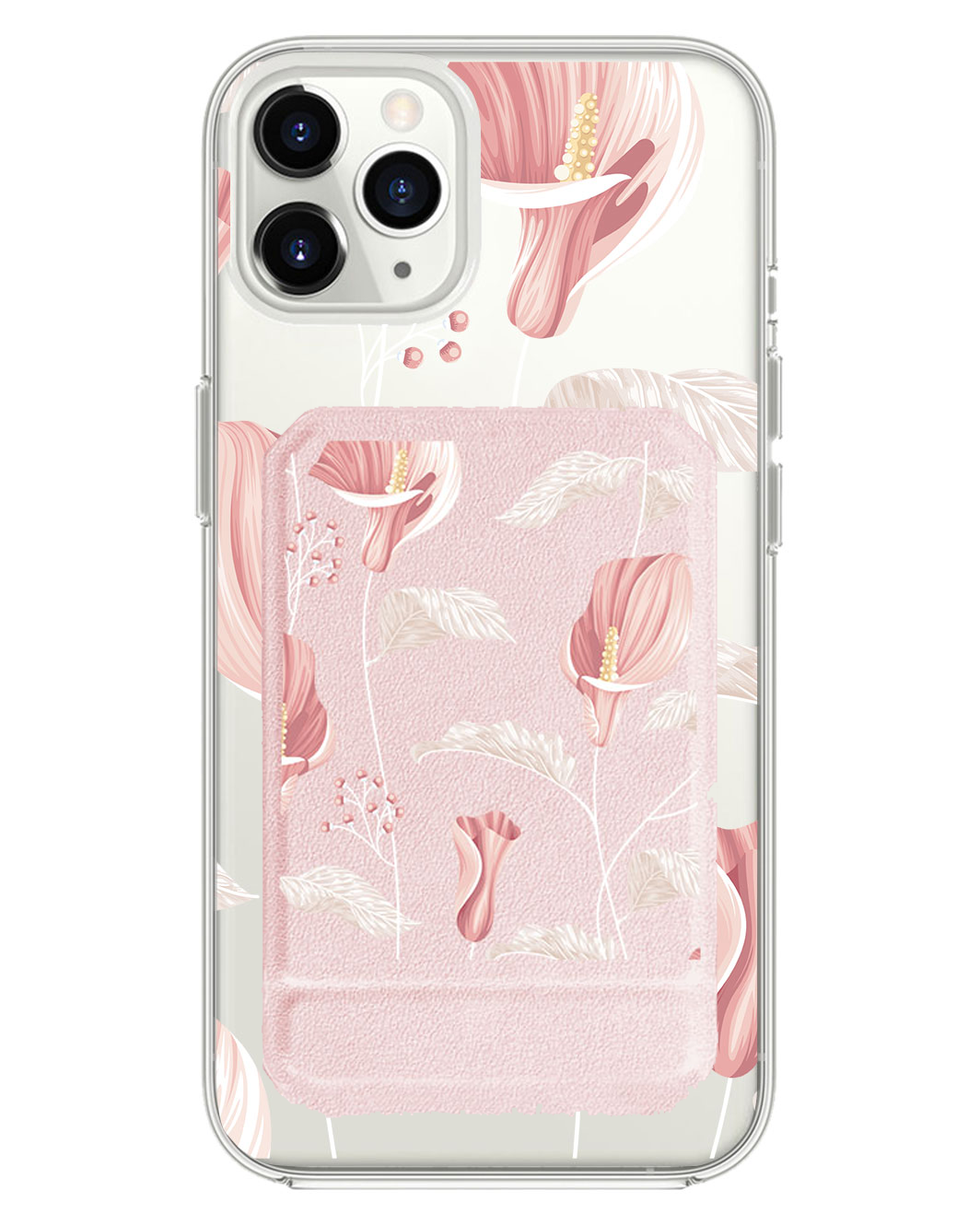 iPhone Magnetic Multifold Wallet - Easter Lily