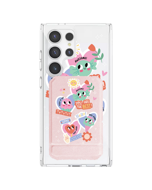 Android Magnetic Multifold Wallet - Dessert Party