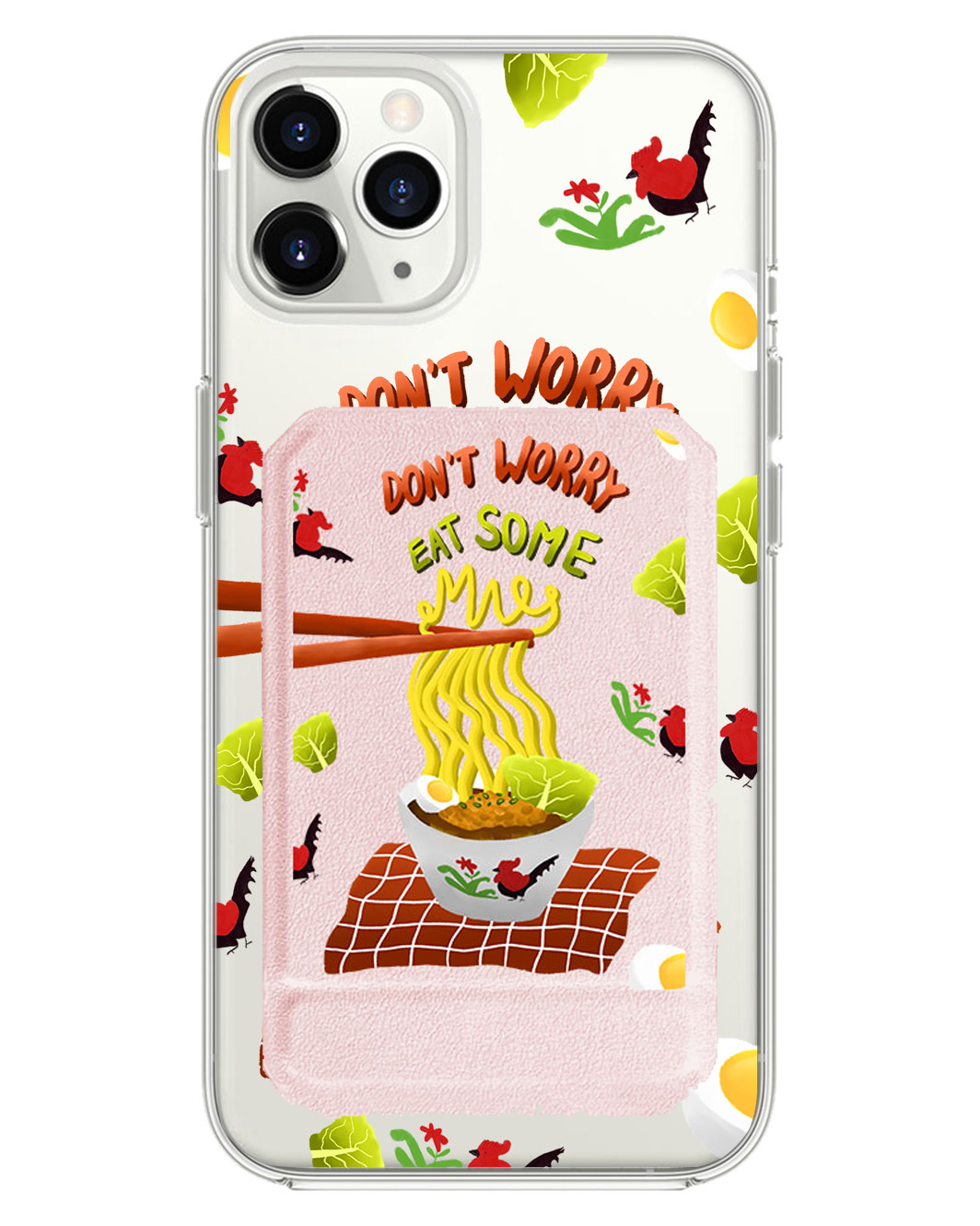 iPhone Magnetic Multifold Wallet - Go Eat Some Mie