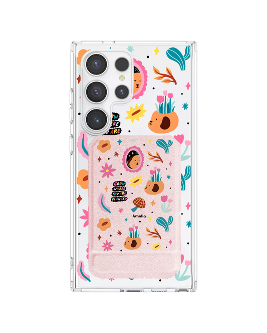 Android Magnetic Multifold Wallet - Grow and Bloom