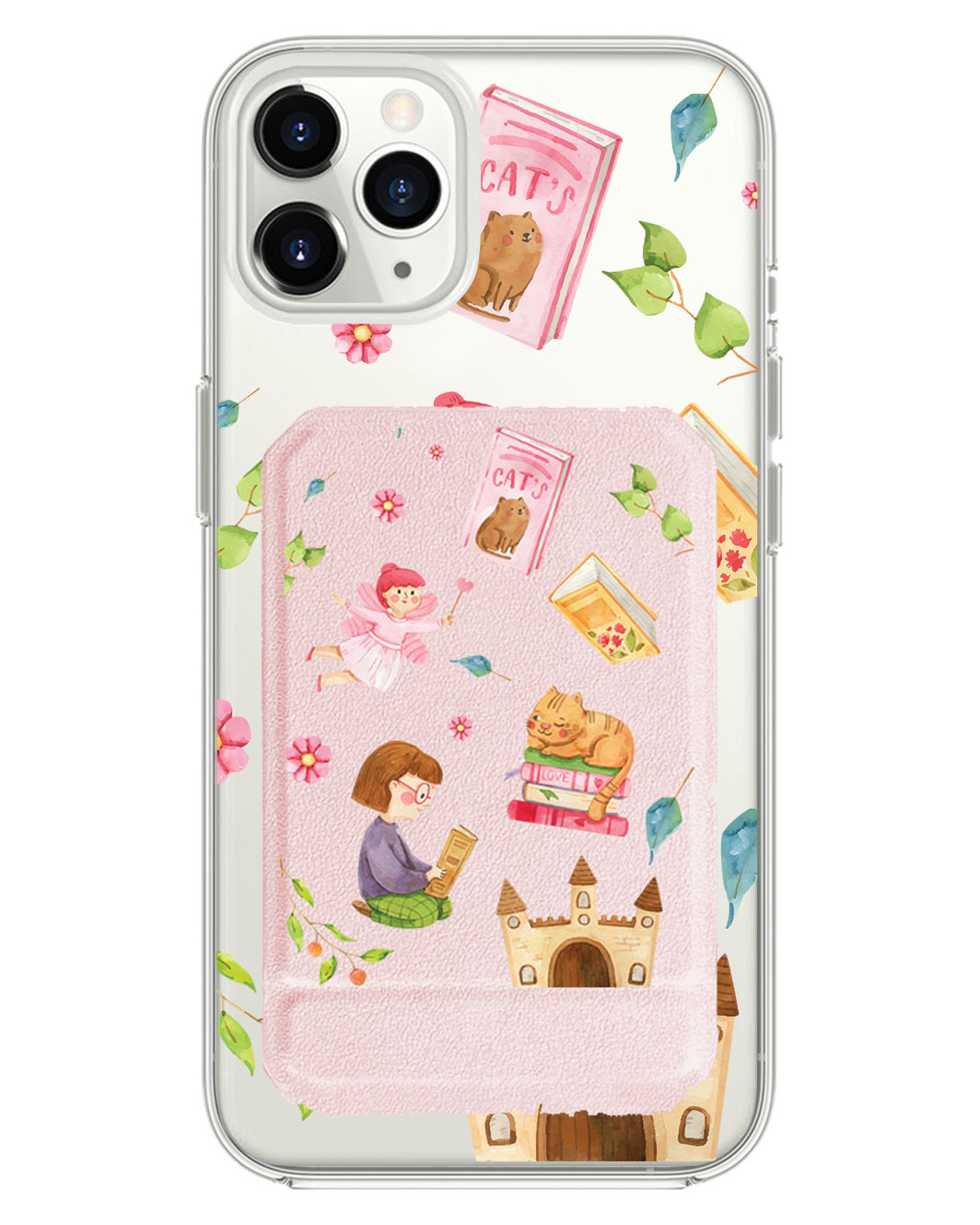 iPhone Magnetic Multifold Wallet - Fairy Cat