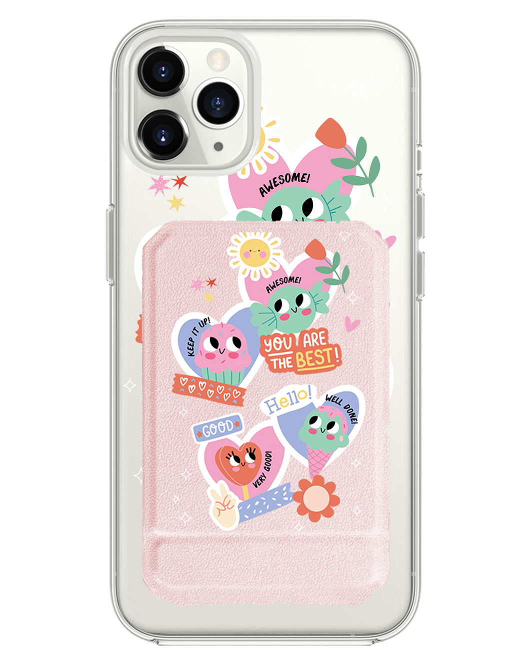 iPhone Magnetic Multifold Wallet - Dessert Party