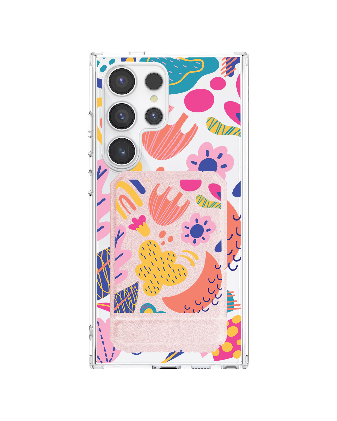 Android Magnetic Multifold Wallet - Florals