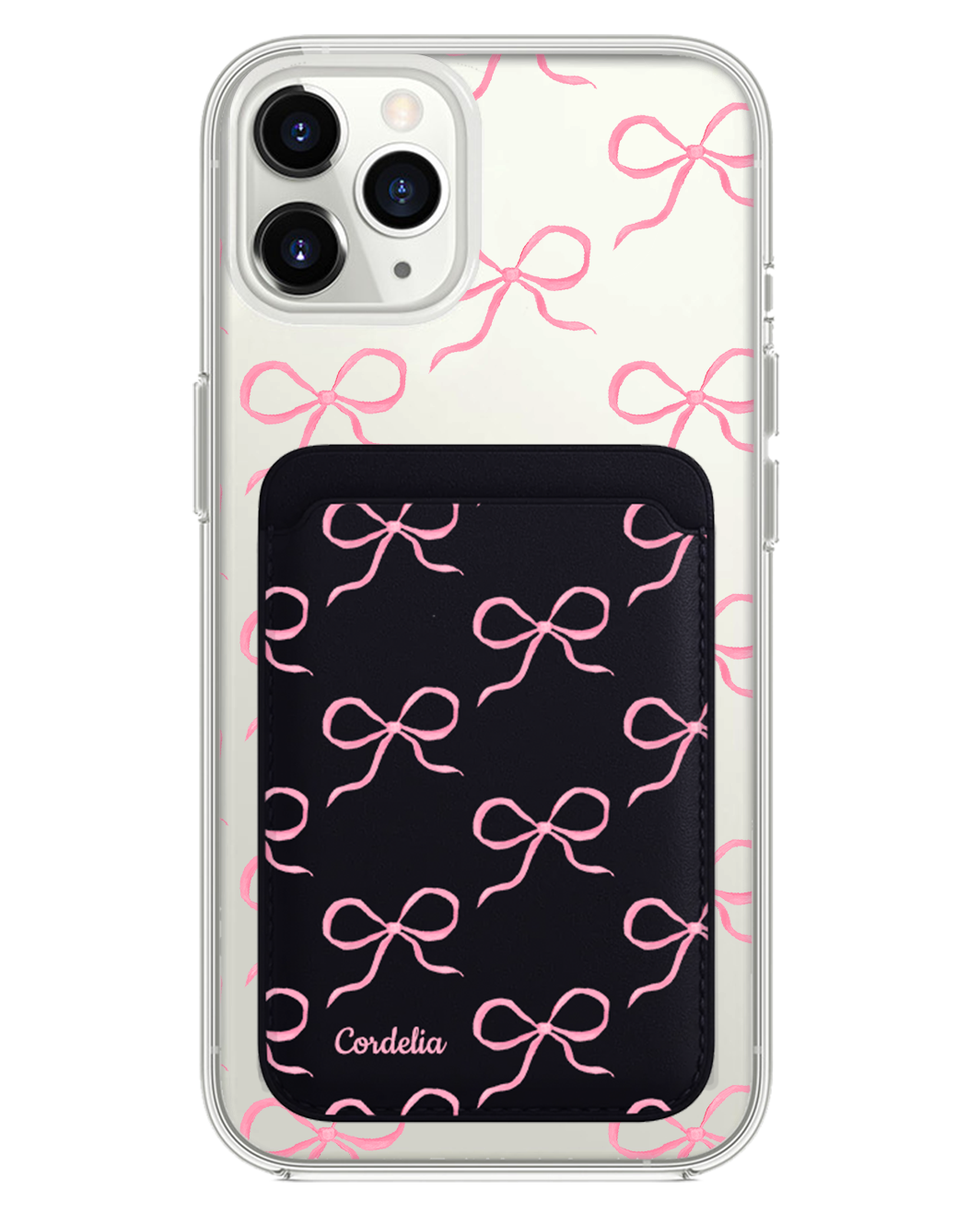 حافظة محفظة مغناطيسية لهاتف iPhone - Coquette Pink Bow 1.0